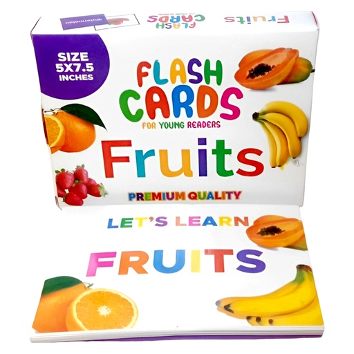 Flash Cards For Young Readers Fruits